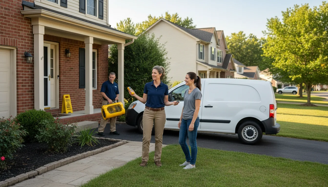 Residential water damage restoration in Avon, MT